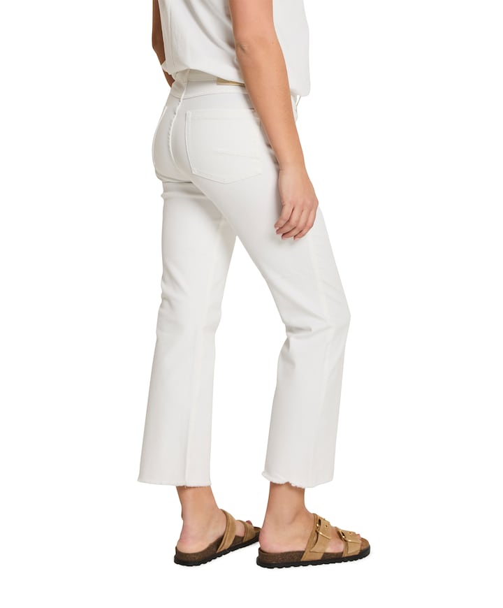 Mila (Mini Flare) - Color Denim - 0 dames jeans wit