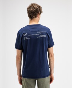 Heren T-shirt blauw