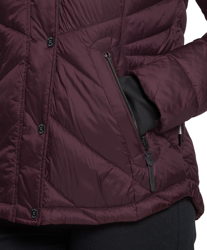 Dames jas bordeaux