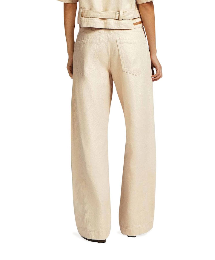 MILLY dames broek goud