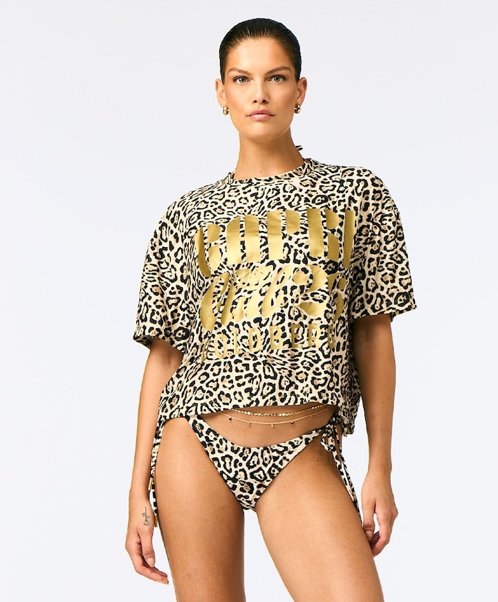 Dames t-shirt beige