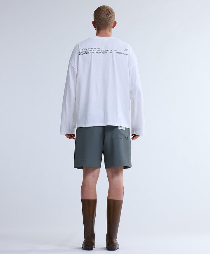 Heren longsleeve wit