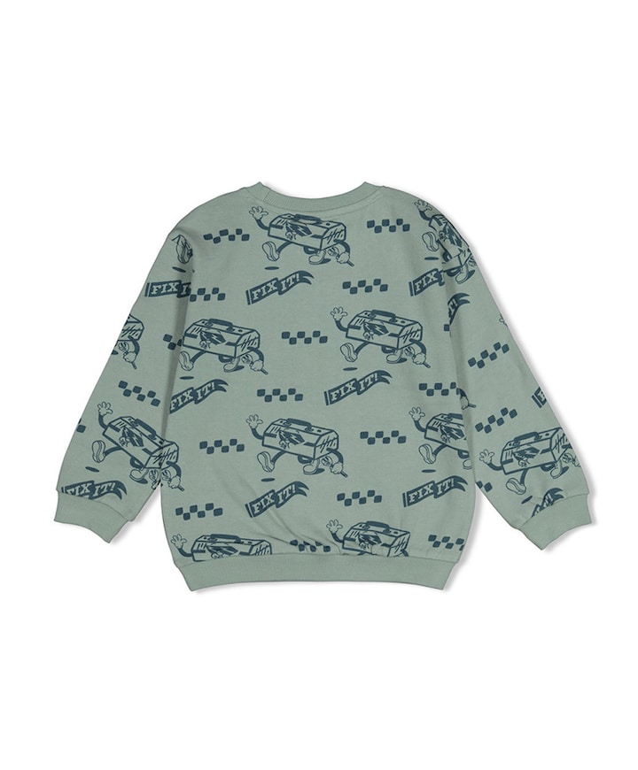 Jongens sweater groen