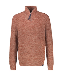 Heren trui met rits rood