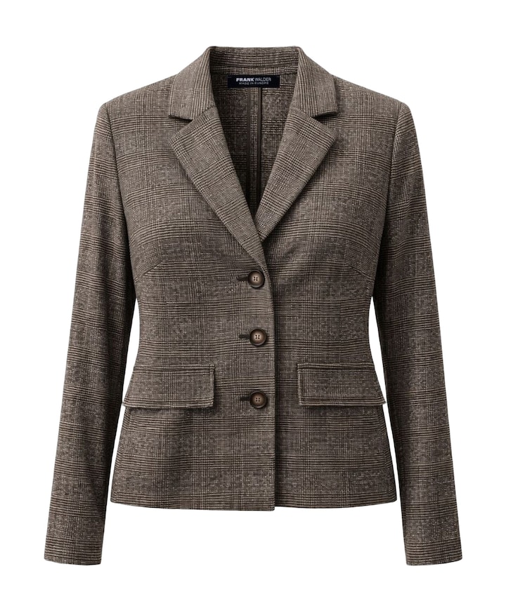 Dames blazer bruin