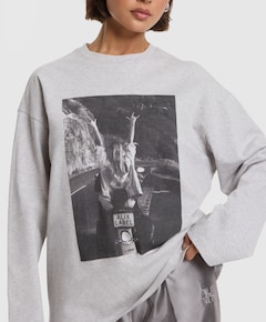 Dames longsleeve grijs
