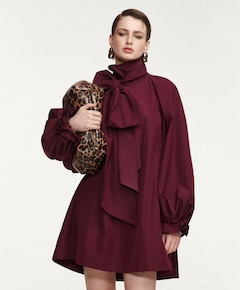 Dames jurk bordeaux