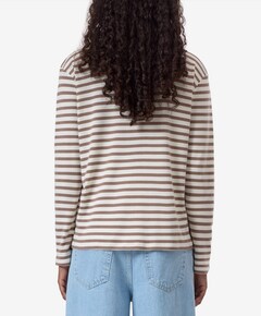 Dames longsleeve beige