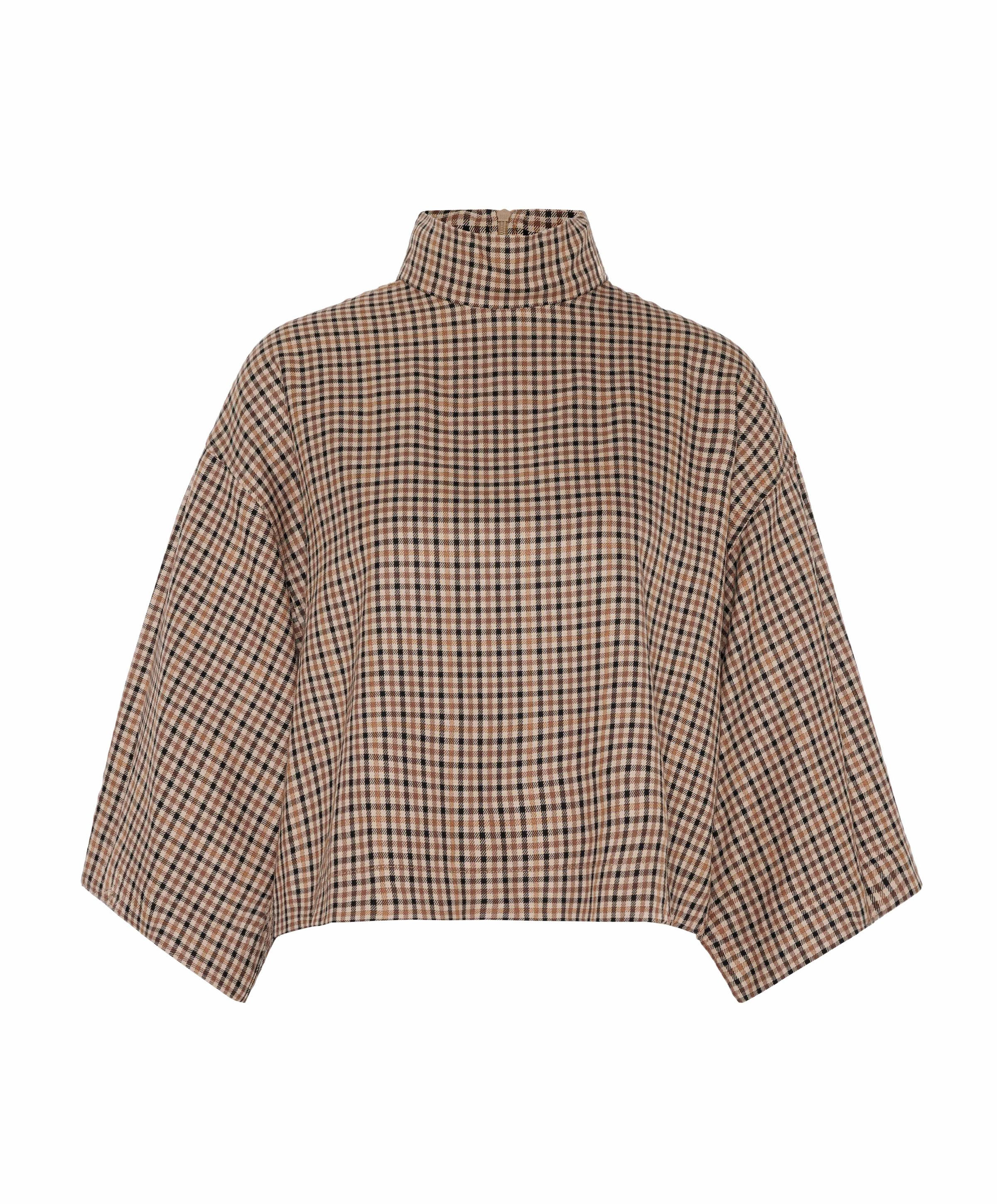 Dames blouse bruin