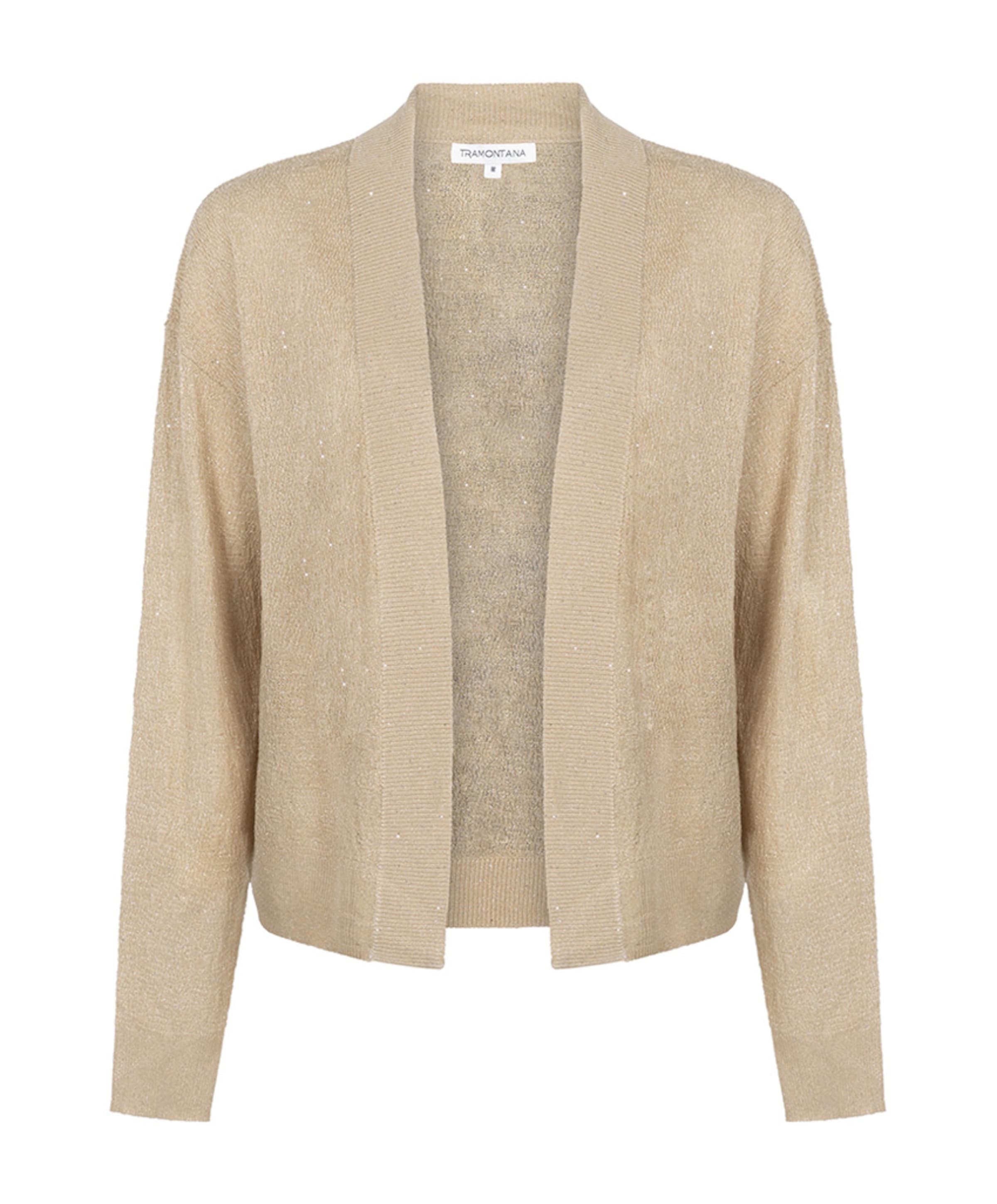 Dames vest beige