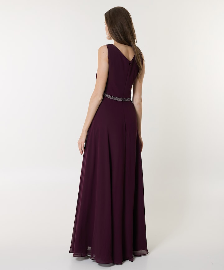 Dames jurk bordeaux