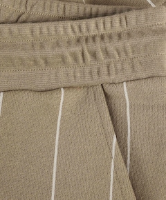 Jog Short Stripe jongens korte broek beige