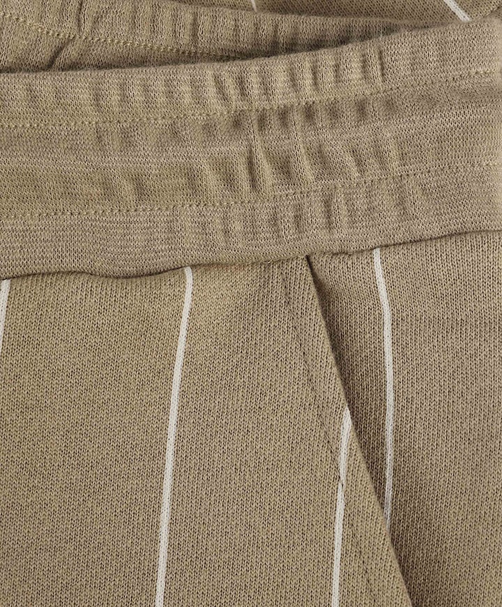 Jog Short Stripe jongens korte broek beige