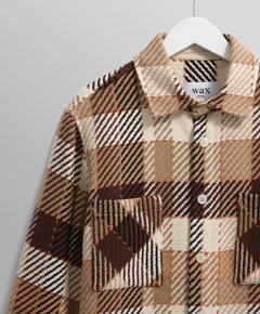 Heren overshirt ecru