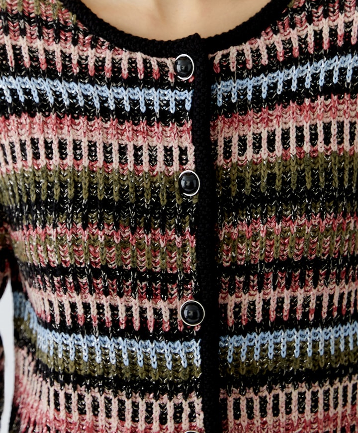 Dames vest multicolor