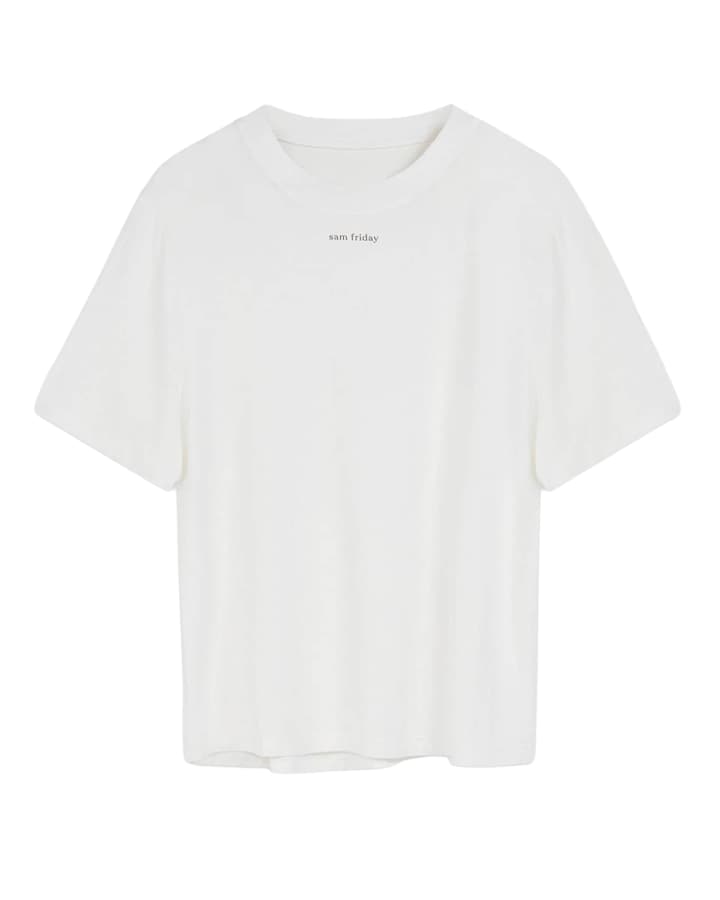 Dames T-shirt ecru