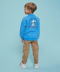 Jongens sweater blauw