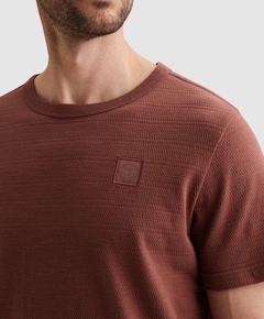 Heren t-shirt bordeaux