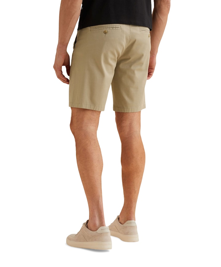 V65 DOBBY STRETCH PAKKET SH heren korte broek beige