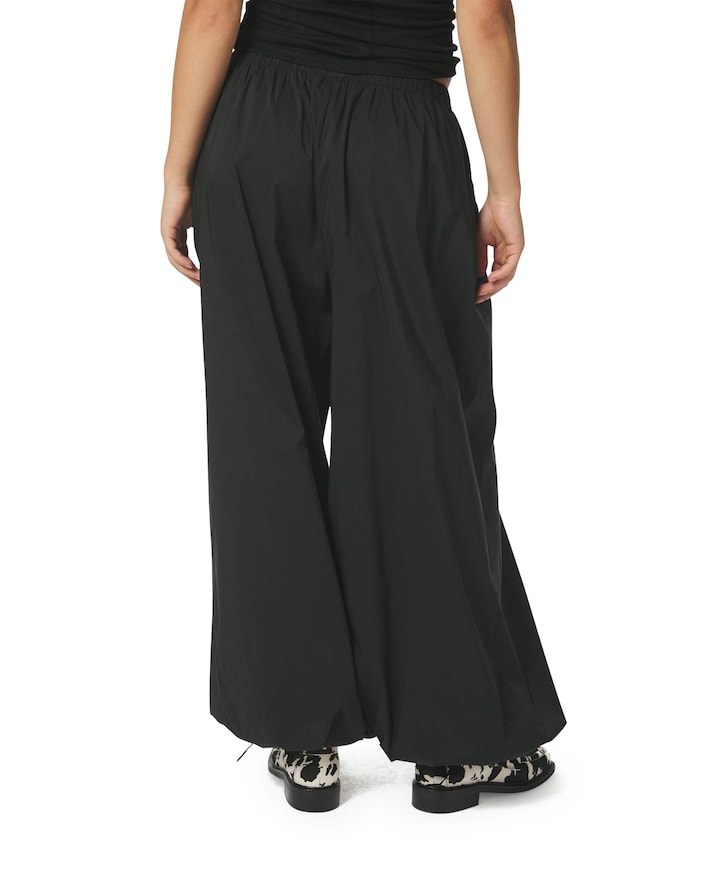 Roxane Balloon Poplin dames broek zwart