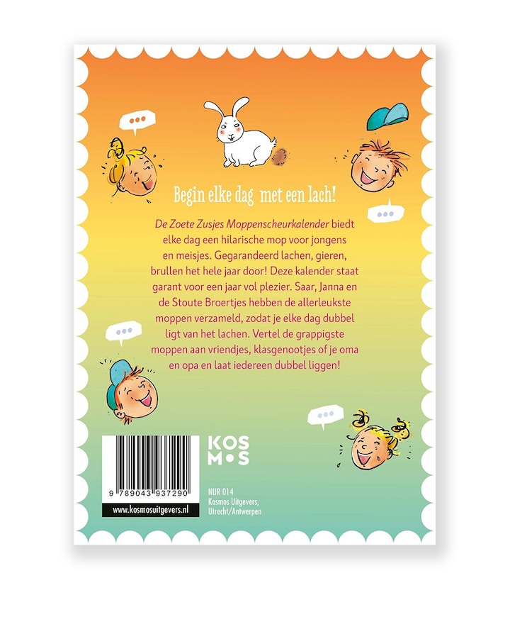 De Zoete Zusjes moppen scheurkalender 2026