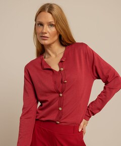 Dames vest rood