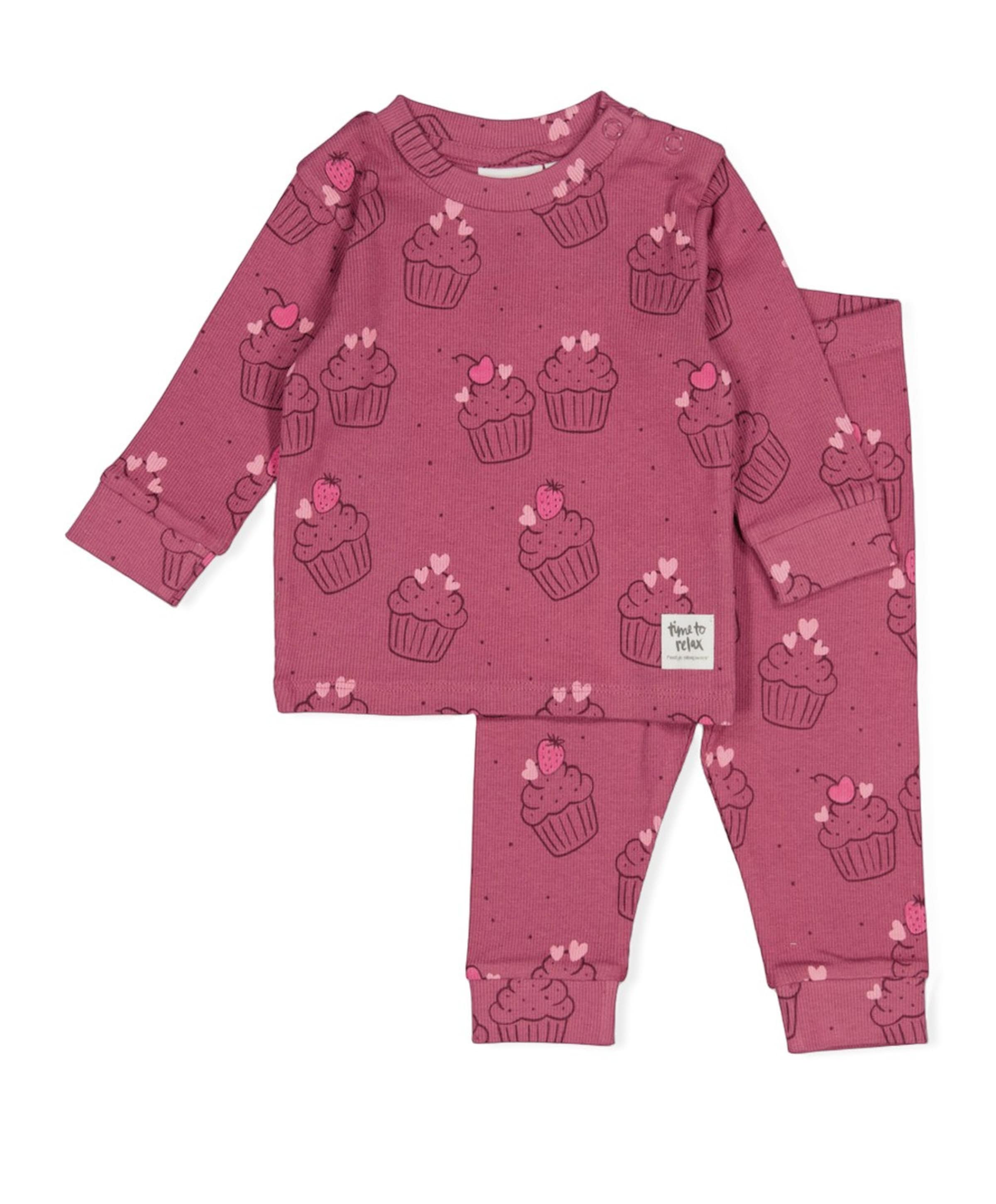Meisjes pyjamaset paars