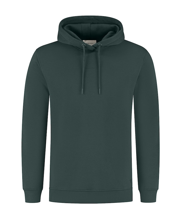 Heren hoodie groen