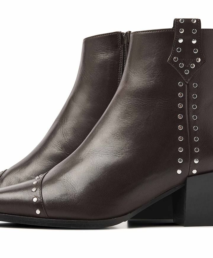 Kate Brandy dames enkellaarzen bruin