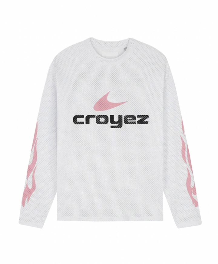 Heren longsleeve wit