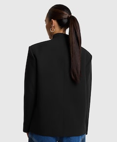 Dames blazer zwart