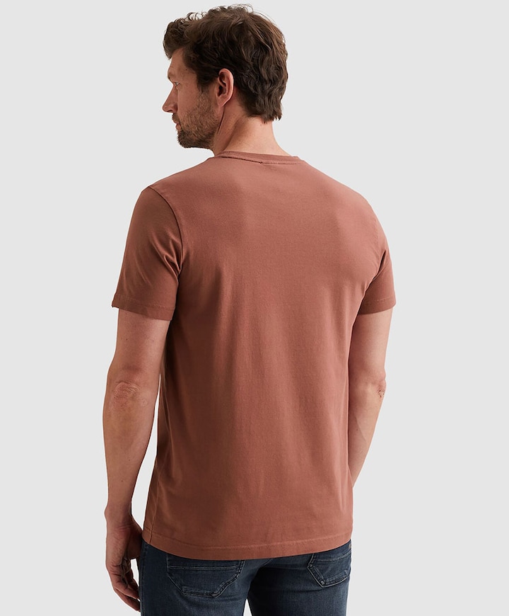 Heren t-shirt bordeaux