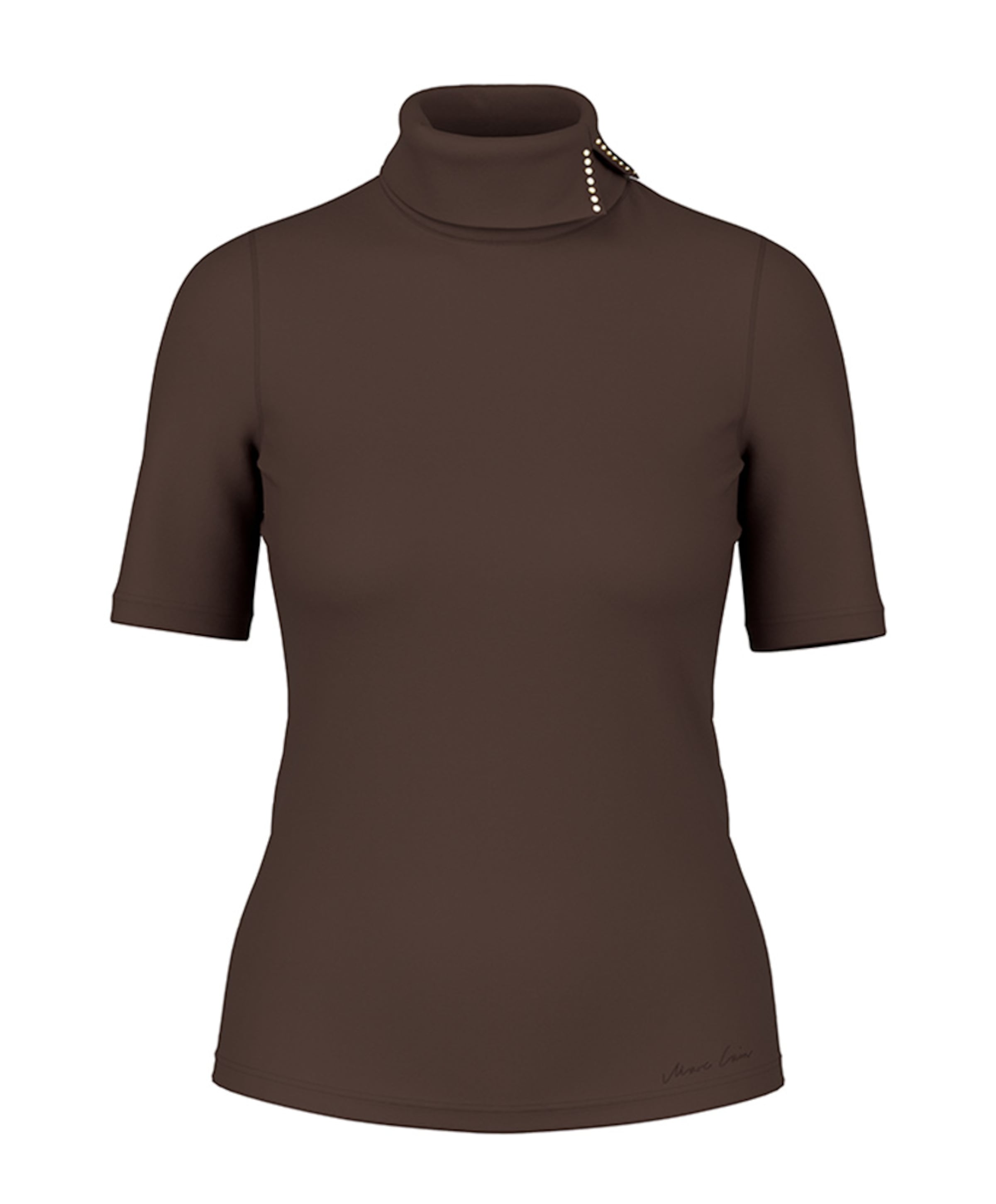 Dames T-shirt bruin