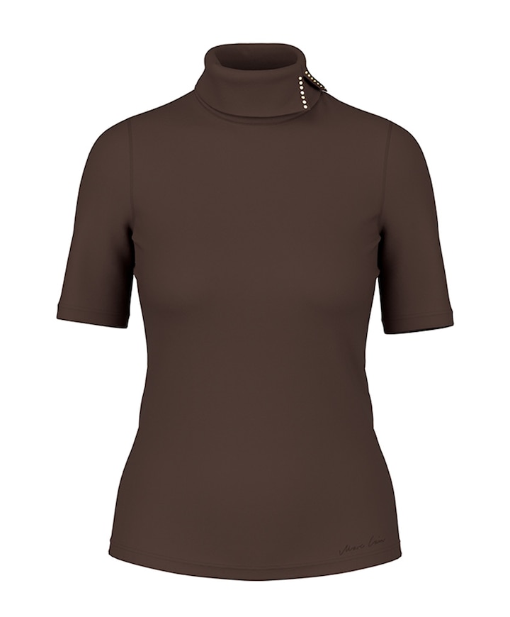 Dames T-shirt bruin
