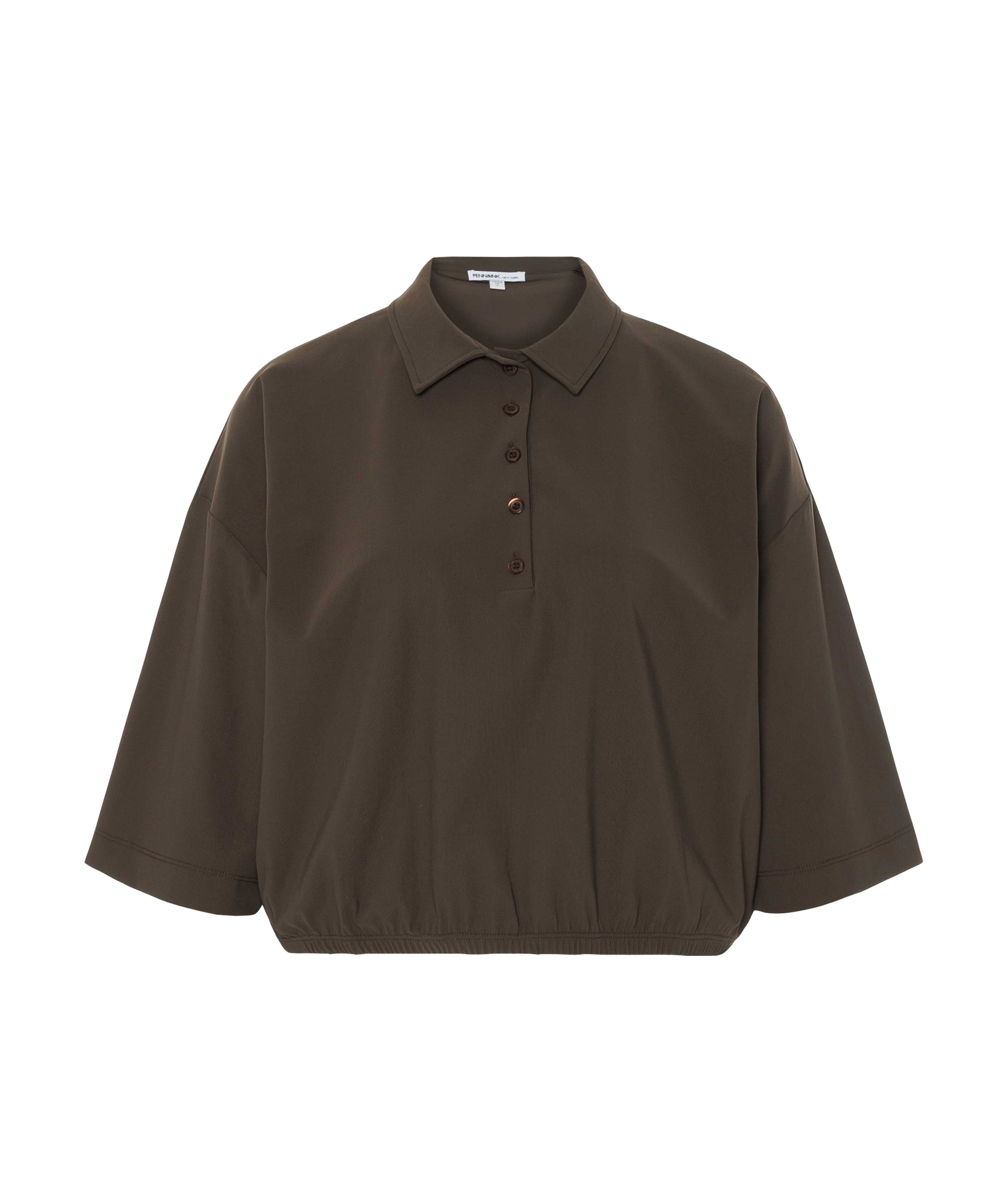 Dames T-shirt bruin