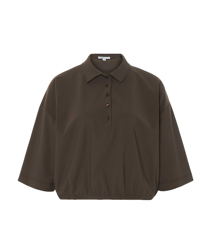 Dames T-shirt bruin