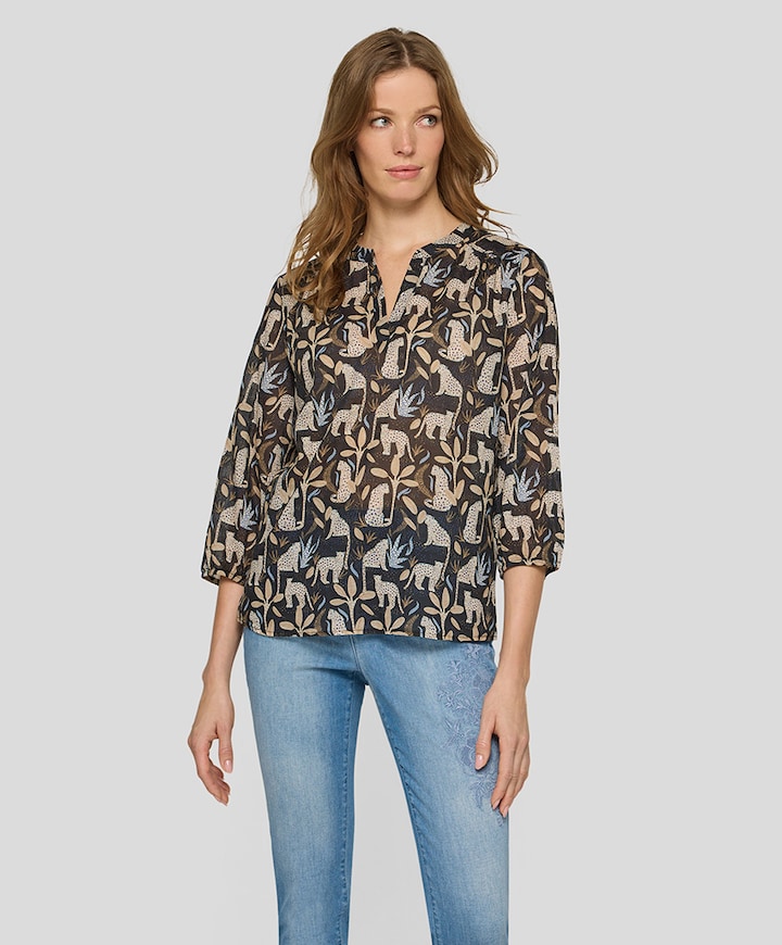 Dames blouse zwart