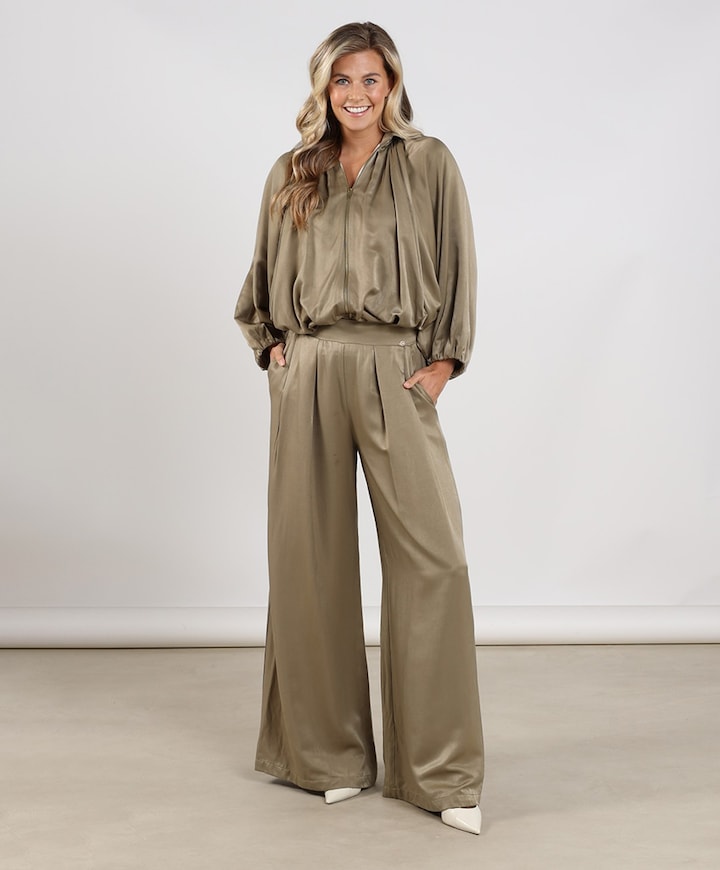 Juna dames broek groen