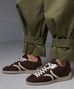 Nilla Khloe dames sneakers bruin