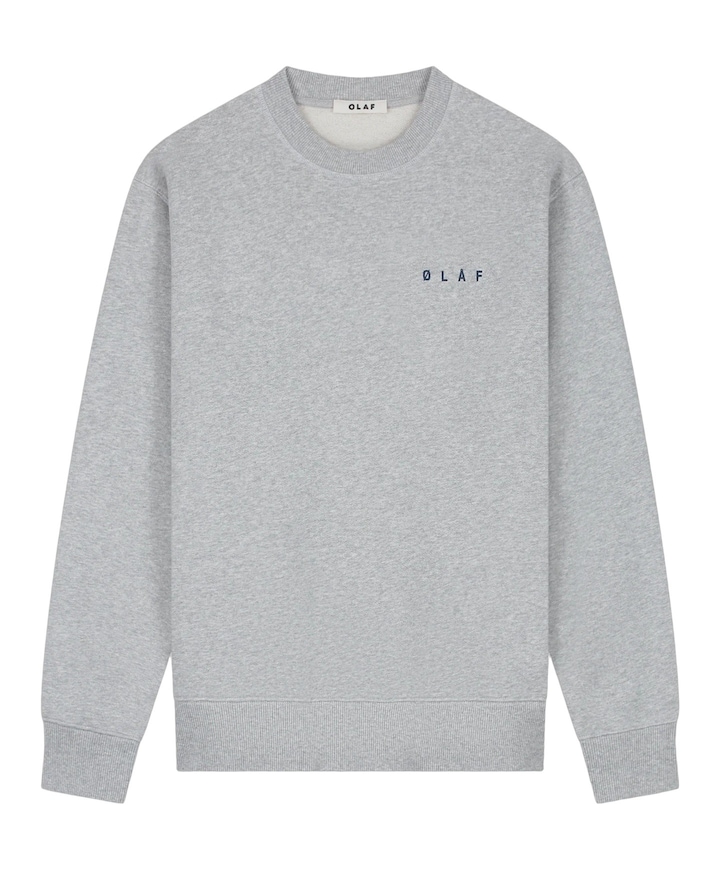 Heren sweater grijs