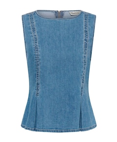Dames top blauw