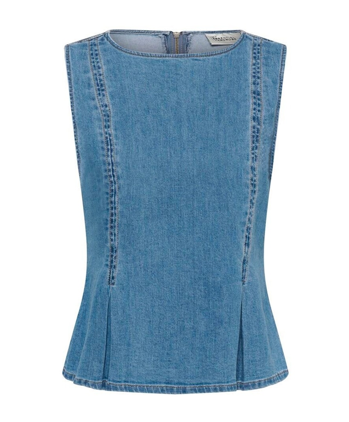 Dames top blauw