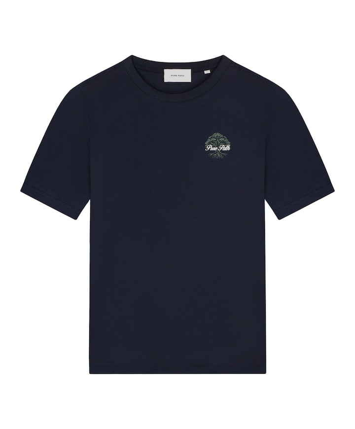 Heren T-shirt blauw
