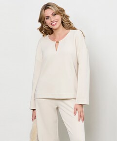 Dames top beige