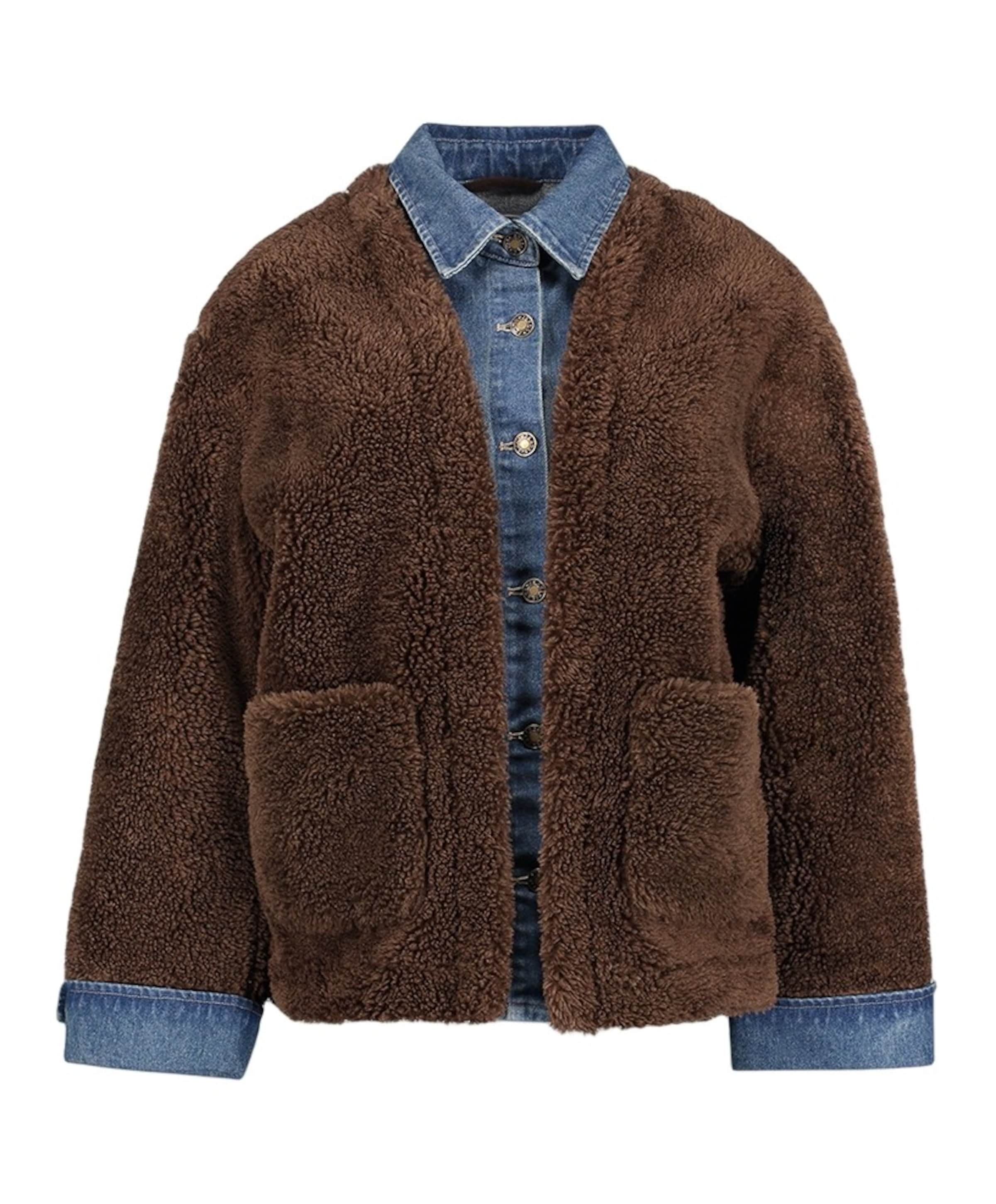 Dames vest bruin