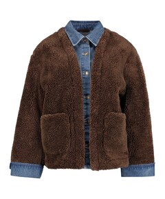 Dames vest bruin