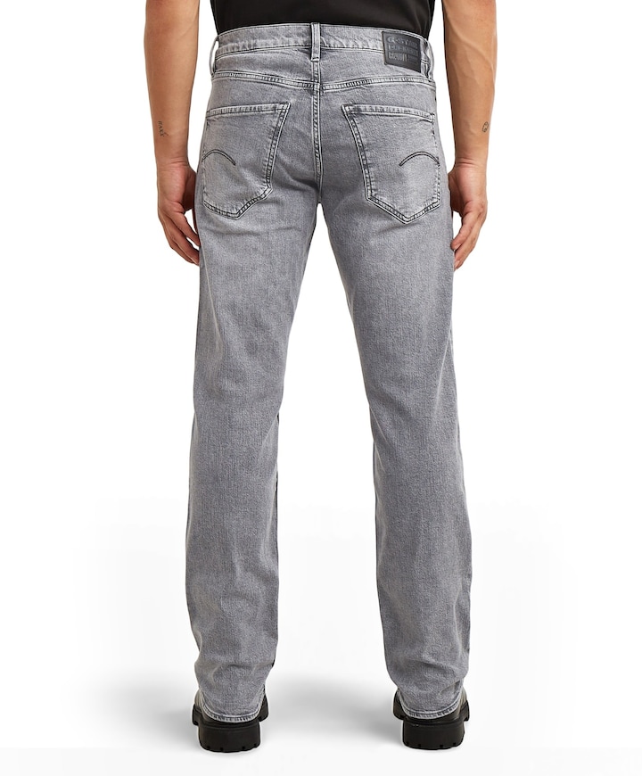 Mosa Straight heren jeans grijs