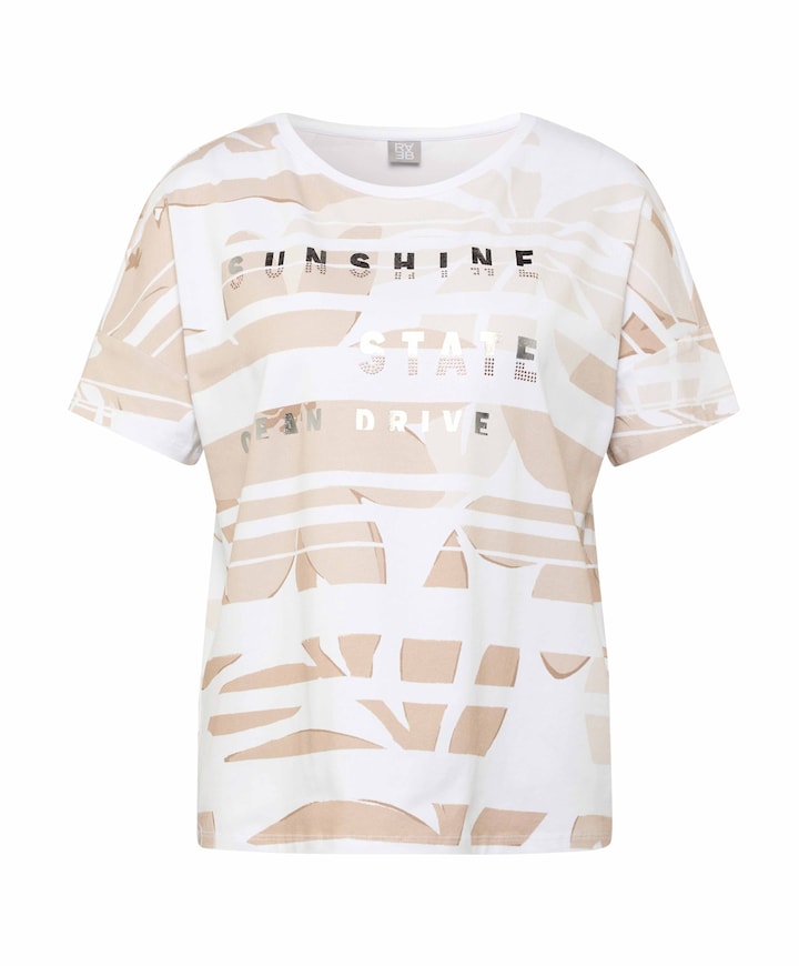 Dames T-shirt beige