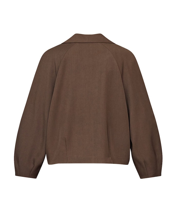 Dames blazer bruin