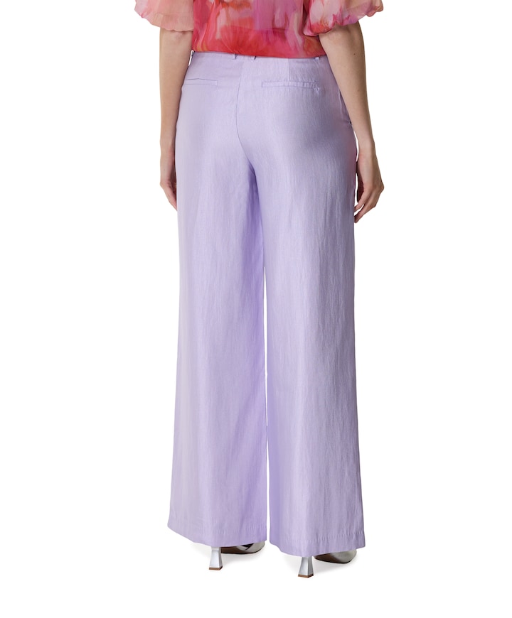 dames pantalon paars